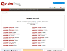 Tablet Screenshot of hotelesperu.info